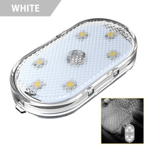 Car LED Ambient Light Interior Lighting Atmosphere Lamp For Armrest Box Trunk Switch Touch Control Wireless Mini LED Foot Lights Lampu Hiasan Dalaman Kereta 触控灯 汽车LED灯