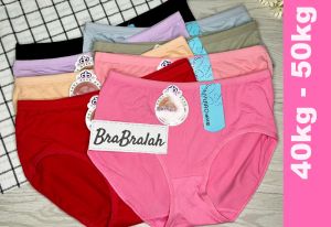 [ BRABRALAH ] (4 HELAI RM 12) Seluar Dalam Wanita  45kg-55kg  #110  Ladies panties lady panties  lady underwear
