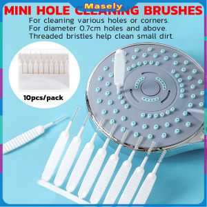 Masely 10Pcs Anti-clogging Mini Hole Cleaning Brushes Shower Head Cleaning Cell Phone Hole Cleaning Tools