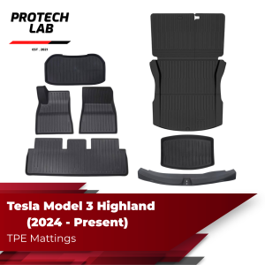 Telsa Model 3 Highland 2024 - Present WHOLE SET TPE Mattings
