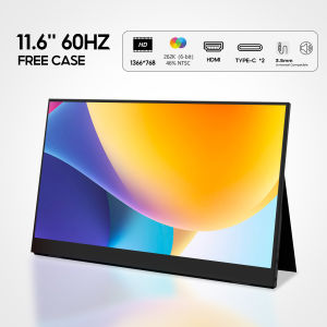 จอภาพแบบพกพา PORTABLE MONITOR 14นิ้ว 15.6นิ้ว 1080P IPS แบบพกพาลำโพงคู่ในตัวรองรับการใช้งานกับคอมพิวเตอร์แล็ปท็ เชื่อมต่อกับคอน