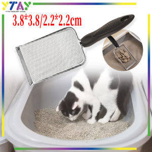 Kucing Serokan Pasir/ Poop Pet Cat /Sekop Serokan Pasir Stainless/Sekop Serokan Pasir Kucing/Kotoran Pup Kucing