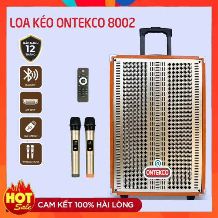 Loa kéo karaoke ONTEKCO 8001|8002 kết nối blutooth - Nghe nhạc cực ...