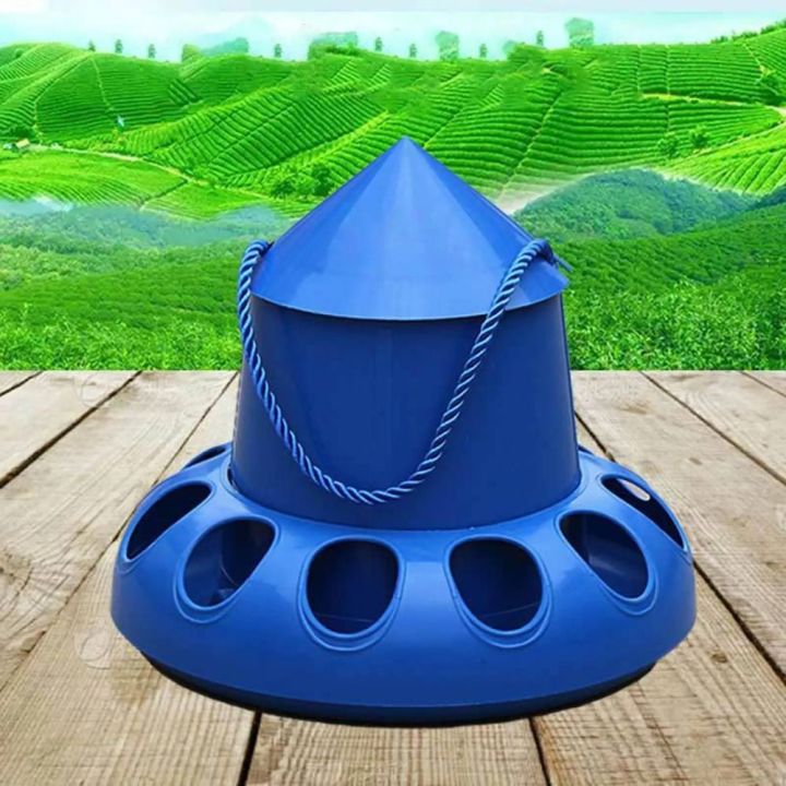 CARING PETS Automatic Chicken Feeder 11 Holes Plastic Pigeon Feeder ...