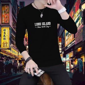 Sale Spesial Sweater keren Crewneck Elegan Kaos Trendy Sweatshirt Kasual  Sweter Cowok Long Island