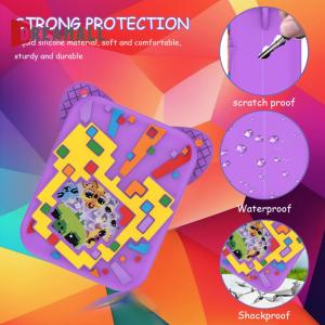 Vibrant Silicone bảo vệ bìa với dây cho bitzee DIS Ney tương tác cầm tay thiết bị chơi game dễ dàng để làm sạch và bền