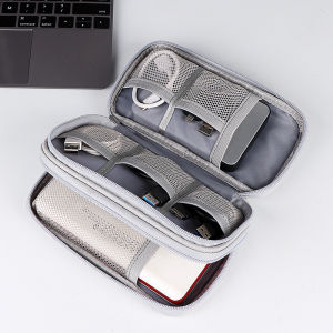 MINGKE Laptop Chargers Case Gadget Zipper Portable Small Electronics Accessories Storage Bag for PowerBankMouse Cables Electronics
