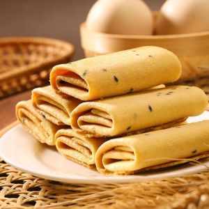 Phoenix Roll Egg Roll Biscuits Handmade Sesame Seaweed Roll Heart Crisp Casual Snacks Snacks