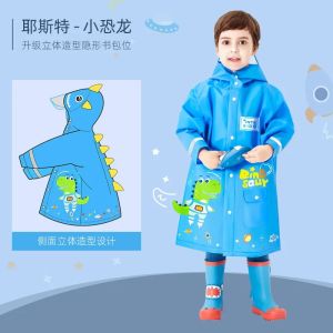 Cute Polyester Baby Raincoat Outdoor Waterproof Rain Coat Children Impermeable Poncho Boys Girls Rain Jacket2026