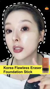 Foundation Stick Eraser Hydrating Lightweight Concealer Flawless Coverage Built-in Brush 2 Shades 20g Choice Affordable makeup