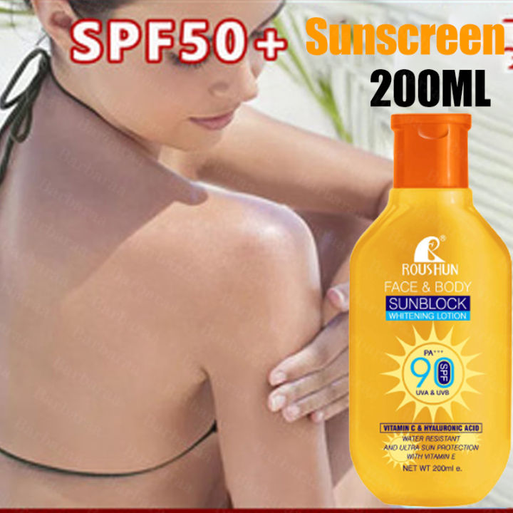 Sunblock lotion store