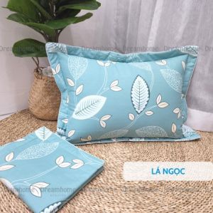 [TRỢ GIÁ] Combo 2 Vỏ Gối Nằm 45x65cm Cao Cấp Cotton Có Khóa Kéo Trần Bông Áo Gối Nằm Đẹp 45x65cm Vỏ Gối Nằm Vỏ Gối