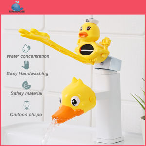 Faucet extender childrens hand washing artifact baby cartoon silicone splash proof extended water nozzle guide