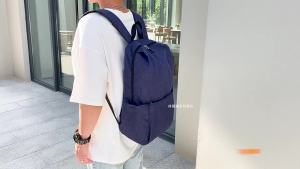 LZD  Casual Colorful Backpack Customization LOGO Xiaomi Same Backpack Computer Bag Ultra-Light Student Schoolbag Fashion Simple
