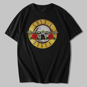 kaos band oversize guns n roses logo gnr rock legend t shirt dewasa pria wanita