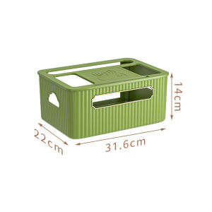 Simple router storage box home TV set-top box storage rack power strip line sorting storage box