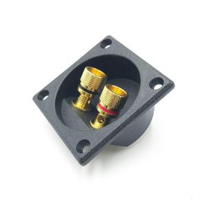 Metal Junction Clip Square Junction Box Banana Socketing Speaker Terminals Speaker Connection Box Speaker Accessories