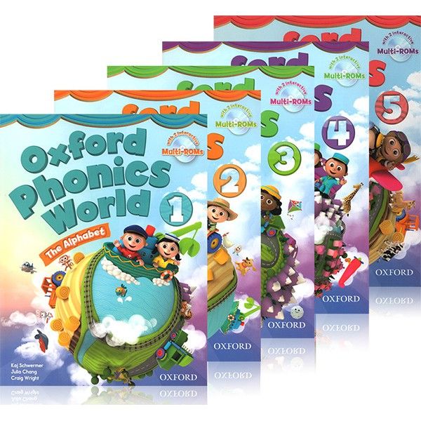 英語 教材 洋書 CD付き Oxford Phonics World 1-5 Oxford Phonics
