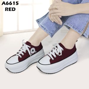 Sepatu Sneakers Wanita Import  Kanvas Lembut Import   WA6615 Sepatu Import  Wanita Kasual Sneaker Kasual  Kanvas Wanita (+Box) Import