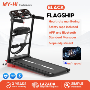 Treadmill Auto Incline Treadmill 16KM/H Heavy Duty Foldable Electric Running Machine Walking Pad Indoor Exercise Machine for Gym