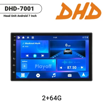 Carplay Head Unit ANDROID 7 INCH Double Din DHD-7001 GPS Mirrorlink Bluetooth