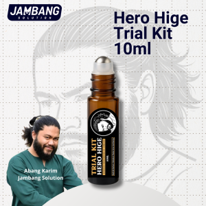 Trial Kit Murahxidil berkesan menumbuhkan jambang - Jambang Solution