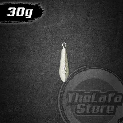 Long Drop Sinker Lead Sinker (5g - 100g) Batu Ladung Timah Pancing Fishing Sea Bottom Weight Pantai SB Dasar Kerapu Pari
