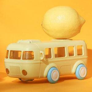 Botol Air Minum Bentuk Bus/Tritan Botol Mainan Anak/Botol Air Minum Bentuk 500ML