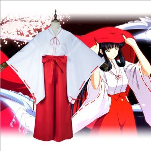 PARAGUS Creative Photo Props Witch Costume Belt Top Bowknot Halloween Costumes Anime Clothing Inuyasha Costume Suit Costumes Outfit Cosplay Costume