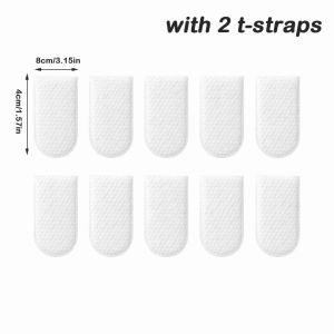 BETTERFORM 10/20/50Pcs Thickened Faucet Filter Cotton Anti-splash with T-strap Tap Water Filter Bag Durable Universal Faucet Filter for Filters Tap Water Cement Sand Rust Scale and Other Impurities