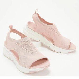 [Free Shipping] New Plus-Size Wedge-Heel Casual Sandals Breathable Summer Sports Sandals With An Open-Toe Design