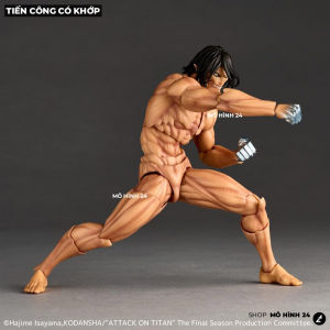 Mô hình đồ chơi Eren Titan Tiến công có khớp Jaeger Attack On Titan 17cm figma figure cử động được Shingeki no Kyojin