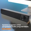 KISONLI - Speaker Design Long Strip LED for Laptop / Komputer / PC / CPU - i560. 