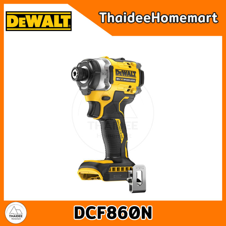DEWALT PT ไขควงกระแทกไร้สาย 20V DCF860N (ตัวเปล่า) รับประกันศูนย์ 3 ปี ...
