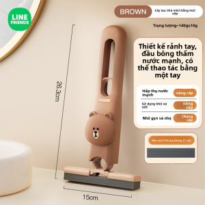 Cây Lau Nhà Mini Disney Chính Hãng 100% Dùng Để Bàn Rảnh Tay Có Thể Xoay Gấp Gọn Khử Trùng Mạnh LFB381/LFB252