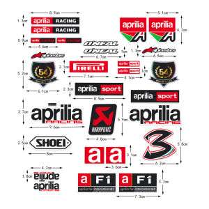 Reflective Motorcycle Decals Tank Accessories Fairing Sticker for Aprilia DORSODURO 750 FACTOR Racing RSV4 RS Tuono SR50 RS660