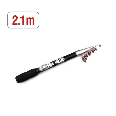 1.0M 1.2M 1.5M 1.7M 1.9M 2.1M 2.3M Mini Fishing Rod Glass Fiber Spinning Trolling Rod Ultrashort Telescopic Jigging Rod For Saltwater Freshwater