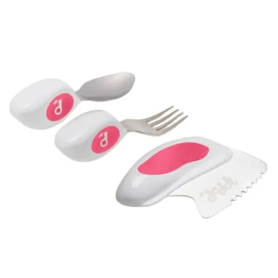 Doddl Toddler Knife Fork & Spoon Set - 2 Colors