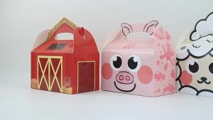 24PCS Farm Animal Theme Kids Birthday Decorations Supplies Party Favor Boxes Barnyard Happy Treat Boxes Candy Goodies Gift Box2026