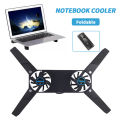 พัดลมระบายความร้อนโน๊ตบุ๊ค  พัดลมระบายความร้อน Cooler Notebookพกพาสะดวก  Notebook Cooler Padพัดลมโน๊ตบุ๊คแบบพกพาพับได้ สำหรับโน๊ตบุ๊ค B23. 