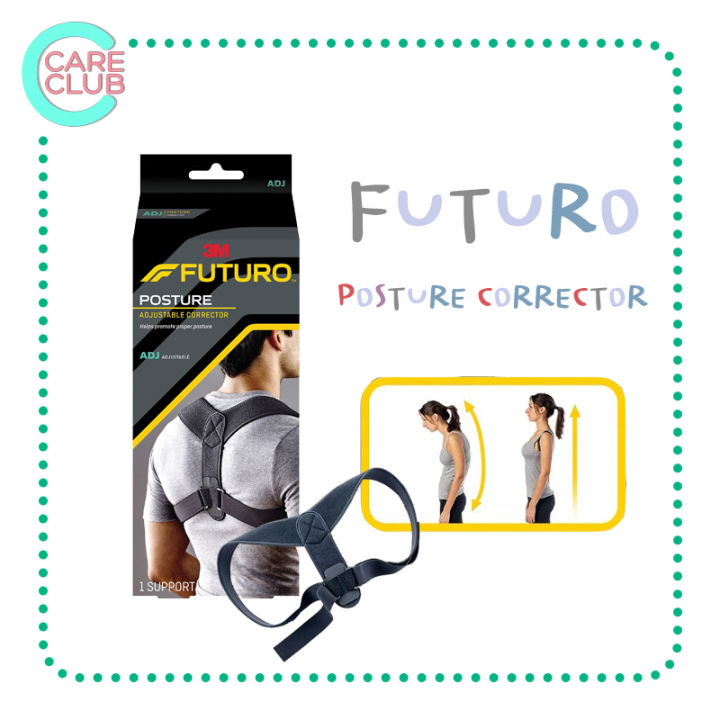 3M Futuro Posture Corrector Adjustable ฟูทูโร่ อุปกรณ์พยุงไหล่และหลัง