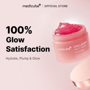 Medicube Collagen Jelly Cream Niacinamide + Squalane 24H Deep Hydration Improve Elasticity For All Skin Types