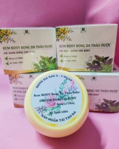 KEM BONG TÁI TẠO BODY  tái tạo toàn thân thơm mịn bong nhanh từ 7-10 ngày Loại bỏ da chai lì đen nhẻm kem thơm mịn sạch thâm nám