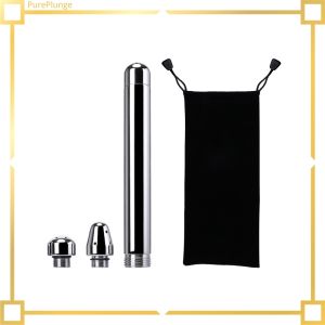 【Flash sale】 PurePlunge Salorie Cleaner Anus Flushing Shower Cleaner Cleaning Tool with 3 Nozzles Metal