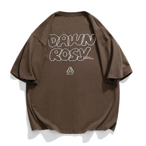 HELLO JIM Cotton t shirt for men Letter puff print tshirt  2023 new style Oversize T Shirt MEN  KB1757