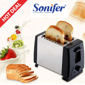 SONIFER SF-6007 Toaster Automatic Pop Up 2 Slices Fast Heating Bread Breakfast Maker / Pembakar Roti Sonifer