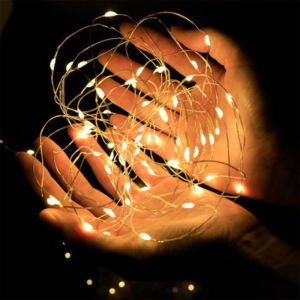 2Meters 20 LED Fairy Light Battery Power Operated String Christmas Lights Copper Cable Wire
