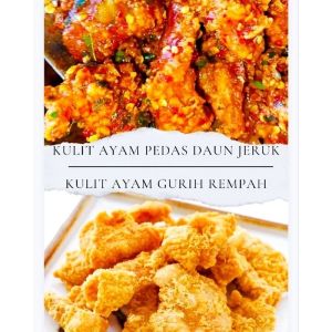 KULIT AYAM 500 GR CRISPY BUMBU PEDAS EKSTRA DAUN JERUK