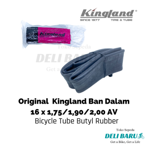 Kingland Ban dalam 16 x 1.75/1.90/2.00 pentil motor sepeda anak