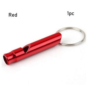 ALLUCK 1/2/5/10pcs Aluminum Camping Hiking with Keyring Survival Whistle EDC Tools Emergency Whistles Training Accessories